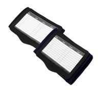 INOOMP 2pcs Softball Wristband with Window Football Playbook Holder for Quick Game Communication Versatile Sports Armband for Baseball Basketball Rugby More