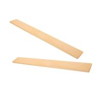 INOOMP 2pcs Solid Wood Mobility Door Ramp Ergonomic Slope Wedge Pads for Wheelchairs Scooters Robot Vacuum Steps Non Slip Polished Surface Portable Installation for Home