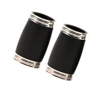 INOOMP 2pcs Soprano B Flat Clarinet Two Section Tubes for Clarinet Tuning Pack Cork for Practice