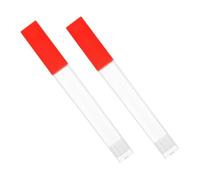 INOOMP 2pcs Thermometer Storage Case for Adults Plastic Protective Tube Holder for Thermometers and Needle Tools Household Hospital Use