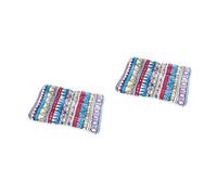 INOOMP 2pcs Thickened Pet Blanket for Dogs Extra Comfortable Warm Fleece Mat Multi-purpose Pet Carpet Fashionable Design Easy Wash