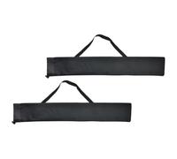 INOOMP 2pcs Trekking Pole Carrying Bag Walking Stick Carrying Bag Black Oxford Cloth Easy to Carry and Open and Close for Trekking Poles Hiking and Camping