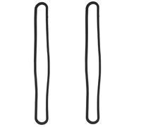 INOOMP 2pcs Vacuum Sealing Closer Foam Strips High Temperature Resistant Convenient to Store Black Sealer Maintenance Elements for Plastic Bag Sealing