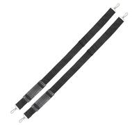 INOOMP 2pcs Violin Case Straps with Metal Buckle Durable Canvas Shoulder Straps for Folk Violin Storage Bag Portable Carrying Belt for Easy Travel