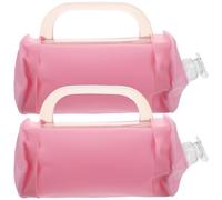 INOOMP 2pcs Water Weights Dumbbells: Home Fitness Adjustable Weight Empty Water Filled Dumbbells For Home Travel Fitness - Total 2kg Capacity