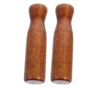INOOMP 2pcs Wooden Pestle Garlic Masher - 6" Polished Grinder Stick | Non-Slip Ergonomic Grinding Rod - Manual Food Pounder Crusher for Kitchen Spices Coffee Beans