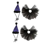INOOMP 2sets Decorative Halloween Pet Skirt and Hat for Lizards Unique Costume for Pets Lightweight and Comfortable Halloween Outfit for Parties and Celebrations