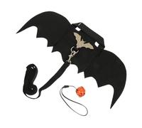 INOOMP 2sets Halloween Bunny Costume Bat Wings Lightweight Rabbit Harness for Pets for Halloween Parties and Dress up Events