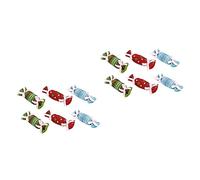INOOMP 2sets Interactive Cat Toy Bundle Cat Candy Toys Pet Catnip 6pcs*2 Style