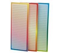 INOOMP 3 Books Magnetic Notepad to Do List Notepad with Assorted Color Gradient Paper Magnet, Delicate Stylish Design for Organizing and Personalizing at Home and Office, for Those Who