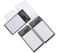 INOOMP 3 Books Shopping List Planner Magnetic Notepads Daily Planning Notepads Paper Pads Won't Smudge Suitable for Almost Pen Types for Shopping List Planning