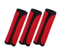 INOOMP 3-pack Detachable Non-slip Pull-up Bar Handle Grip Sleeves, Barbell Dumbbell Cushion Covers for Home Gym Workouts（red）