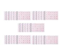 INOOMP 30 Sheets Calligraphy Copybooks Hand Writing Practice Sheets for Teens and Adults Assorted Color Chinese Regular Scripts Tracing Imitation for Practice Practicing Brush Calligraphy