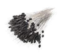 INOOMP 300pcs Fishing Bobber Stopper Beads for Line Locking Silicone Material, Large Size Float Sinker Stops Suitable for Coarse Fishing and Terminal Tackle Accessories