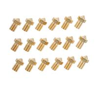 INOOMP 30pcs Brass Thread Nozzle for Printers Practical Screw Printer Nozzle Heads with Smooth Inner Wall Material Compatible with Hotend Filament Multi