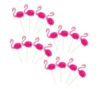 INOOMP 30pcs Hawaiian Cake Picks for Party Decoration Creative Design Inserts for Cupcakes and Cakes Simple and Fun Adornments for Any Celebration