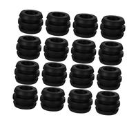 INOOMP 32pcs Foosball Machine Parts Rubber Table Football Bumper Pads and Rod Bearings Shock Absorbing Bushings for Smooth Rod Rotation Compatible with Table Football Machines