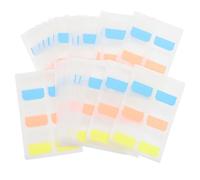 INOOMP 360pcs Portable Page Markers Adhesive Memo Pads Plastic Lightweight Easy to Use Write Mark for Office and Daily Use Student Bible Study Supplies