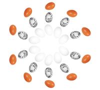 INOOMP 36pcs Miniature Egg Models Eggs for Dollhouse Decoration DIY Projects and Educational Displays Vivid Visual Enjoyment for Micro Landscapes and Mini Festivals