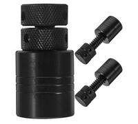 INOOMP 3pcs Adjustable Screw Jack Leveling Tool with 3t Capacity Steel Jack Pads for Precision Height Adjustment and Heavy Load Support, for Vehicle Stabilization and Machinery Setup
