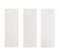 INOOMP 3pcs Appointment Notepad Set for Students and Teenagers, White Paper Mini Writing Notepads with Plenty Space for Planning or Scheduling, Convenient for Carrying, for Education