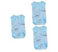 INOOMP 3pcs Cat Suit Breathable Anti-licking Weaning Outfit for Cats Provides Comprehensive for Post-operative Wounds for Abdominal Injuries and Irritability