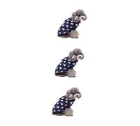 INOOMP 3pcs Dog Clothes Small Dog Sweater Christmas Pet Sweater Puppy Clothing Puppy Jacket Doggie Sweater Dog Winter Coat Dog Sweaters for Large Dogs Halloween Costume Pet Outfit