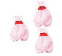 INOOMP 3pcs Dog Sling Pants for Pets Comfortable Watermelon Stripe Pattern Costume for Home Cosplay Lightweight Sleeveless Design Easy to Clean
