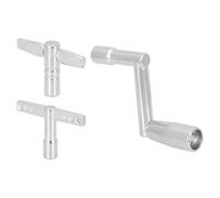 INOOMP 3Pcs Drum Keys Stainless Steel Drum Tuning Keys Wrench Tool Sturdy Silver Finish Universal Set Accessory for Precise Adjustment and Maintenance
