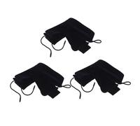 INOOMP 3pcs Fishing Rod Cover Bags for Transportation Lightweight Fabric Fishing Pole Protector Sleeves with Versatile Storage Solution