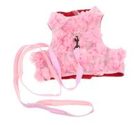 INOOMP 3pcs Flower Traction Chest for Dogs Cats Xl Breathable Cute for Spring Walks