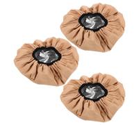 INOOMP 3pcs Hair Treatment Cap Double Layer Foil Shower Cap for Hair Coloring for Home Salon Use