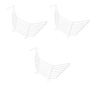 INOOMP 3pcs Hay Feeder Hollow Cast Iron Basket for Pet Cage Sturdy and Easy to Install for Guinea Pigs and Animals