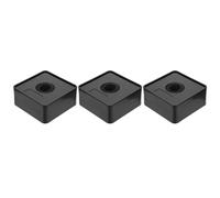 INOOMP 3pcs Interview Microphone Mark Microphone Logo Stand for Mic Logo Station Mic Mark Pop Filter