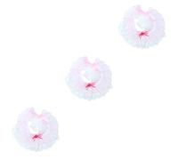 INOOMP 3pcs Lace Pet Scarf Warm Wedding Bib for Cats and Dogs for Pet Festivals and Special Occasions Comfortable and Stylish Decoration
