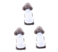 INOOMP 3pcs Large Dog T-shirt Summer Cooling Vest Puppy Short Sleeve Shirt Boys Pet Clothing Costume