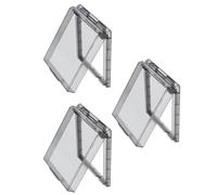 INOOMP 3pcs Light Switch Cover Protector for Wall Mounted Lights, Abs Material Waterproof Protective Shield to Prevent Accidental Opening and Prolong Service Life, for Bedroom and Kitchen