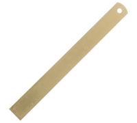 INOOMP 3pcs Metric Ruler Brass Dual-scale Straight Edge Ruler, Golden, Multifunctional Precision Measuring Tool for Drafting Kits, Engineering Drawing Tasks, Crafters and Artists