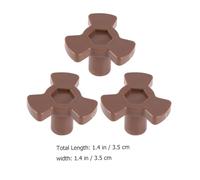 INOOMP 3pcs Microwave Turntable Shaft Y-Shaped Coupler Tray Support Replacement Parts for Microwave Oven Rotating Glass Plate Accessories