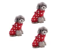 INOOMP 3pcs Pet Dog Sweater Party Dog Cloth Pet Knitted Sweater Doggie Sweater Puppy Clothes Pet Supplies Dog Winter Clothes Small Dog Sweater Dog Sweaters for Large Dogs Pet Outfit