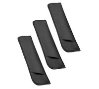 INOOMP 3pcs Portable Lightweight round Pu Tuning Fork Storage Covers Creative Appearance, Protective Pouch Bags for Safe Carrying and Convenient Frequency Healing Use