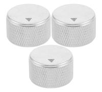 INOOMP 3pcs Potentiometer Knob Replacement: Radio Volume Adjustment Precision Tone Control For Electric Guitar Bass Amplifier Audio