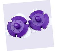 INOOMP 3pcs Reusable Cake Baking Roller for Fondant and Small Cakes Dessert Making Tool with Decorative Edge Easy to Clean Baking Supplies for Home Bakery in Purple