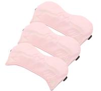 INOOMP 3pcs Silk Sleep Eye Mask with Adjustable Strap and Soft Polyester Fiber Material Designed for Relieving Eye Fatigue for Daytime Naps or Road Trips for Women and Men