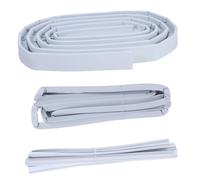 INOOMP 3pcs Sliding Door Weatherstripping Strips Flexible Self Adhesive Seal for Noise Reduction Windproof Insulation for Home and Office Window Draft Excluder