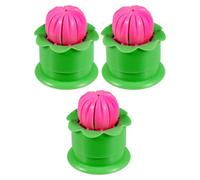 INOOMP 3pcs Steam Bun Making Molds Plastic Pastry Pie Cooking Mold Kitchen Tool Dumpling Skin Maker for Homemade Baozi and Dumplings