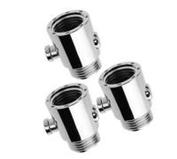 INOOMP 3pcs Universal Shower Water Flow Control Valve with G1/2" Thread Abs Material Push Button Shut Off Valve for Bathroom Showers Precision Flow Regulation