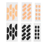 INOOMP 4 Pairs Eyeglasses Nose Pads Self Adhesive Sponge Pressure Relief | Mini Design, 1mm Thickness, Four Pairs Included, for Sunglasses and Everyday Glasses Use
