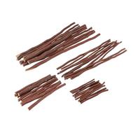 INOOMP 40pcs Natural Branch Sticks DIY Wooden Sticks Brown Straight Dry Wood Avoiding Scratching Hands Pyrography for Making Photo Props