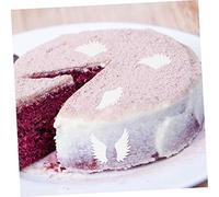 INOOMP 48pcs Edible Rice Paper Angel Wing Cake Toppers Wedding Dessert Decorations Premium Safe Cupcake Toppers for Birthday Shower Party White Wings